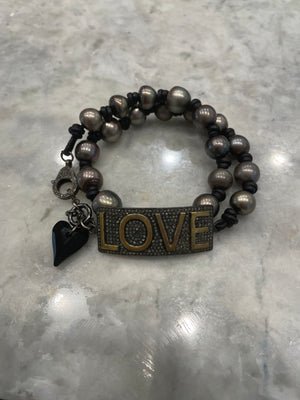 Image Title Love Plate - Tahitian Pearls