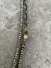 ELEMENT: Pyrite & CZ Hexagon Necklace ELEMENT: Pyrite & CZ Hexagon Necklace