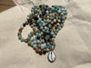 Ancient City - Matte Amazonite Wrap with Diamond Cowrie Shell Pendant Ancient City - Matte Amazonite Wrap with Diamond Cowrie Shell Pendant