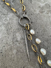 Chain and Diamonds Lariat Choker Chain and Diamonds Lariat Choker