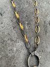 Chain and Diamonds Lariat Choker Chain and Diamonds Lariat Choker