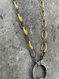 Chain and Diamonds Lariat Choker Chain and Diamonds Lariat Choker