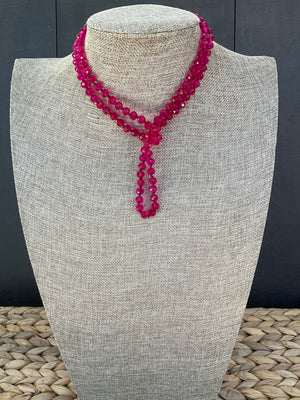 Image Title Naples Scarf Midi - Fuchsia Crystal