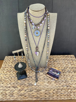 Image Title Labradorite and Pearl Rope