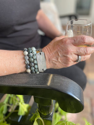 Image Title Diamond Tag Wrap Bracelet