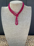 Naples Scarf Midi - Fuchsia Crystal