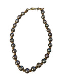 Leather Knotted Pearls (LKP) - Peacock/Kansa, short