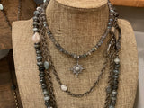 Labradorite and Star Necklace