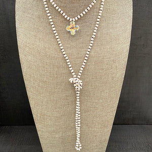 Naples Scarf 2.0 Mini - Aurora Greek Cross